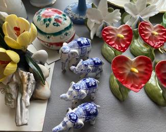 Ceramic napkin holders.