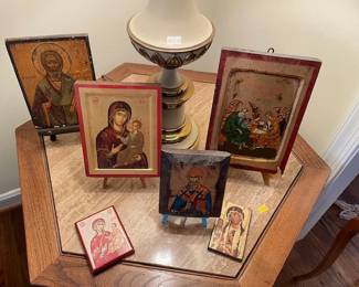 Religious icons.