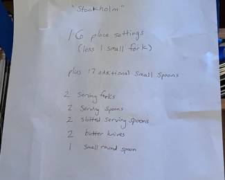 Stockholm 16-place setting.