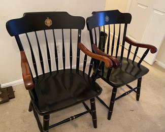 Naval Academy chairs.