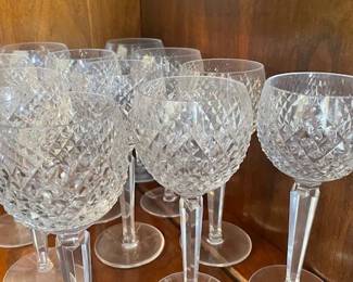 Waterford glasses - Alana pattern.