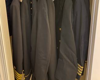 Naval uniforms.