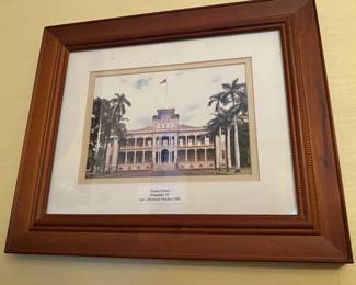 "Iolani Palace" - Hawaii print.