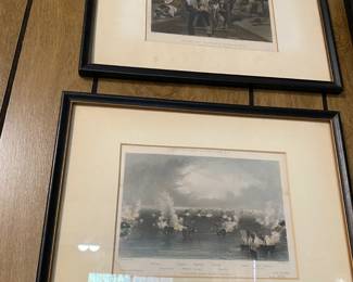 Vintage Naval prints.