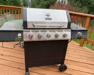 Dyna-Glo propane grill.