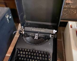 Remington Rand portable typewriter.