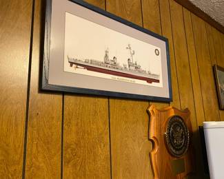 Vintage Naval prints.