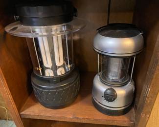 Battery operated lights.