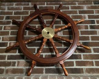 Ship’s wheel.
