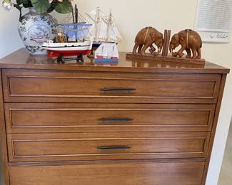 MCM four-drawer dresser.