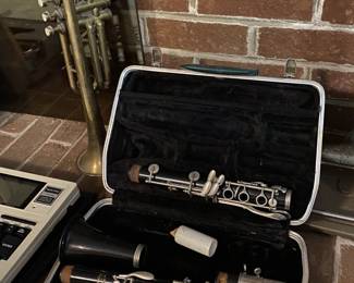 Music case with parts.