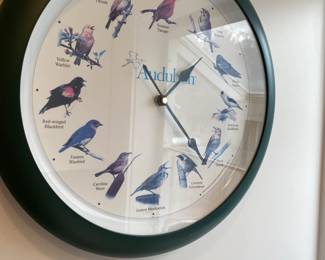 Audubon bird clock.