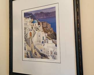 Oia, Santorino print.