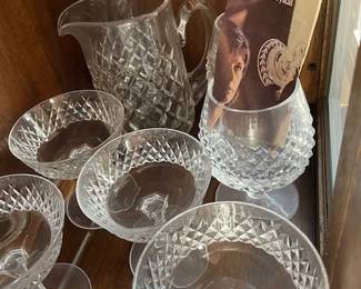 Waterford glasses - Alana pattern.