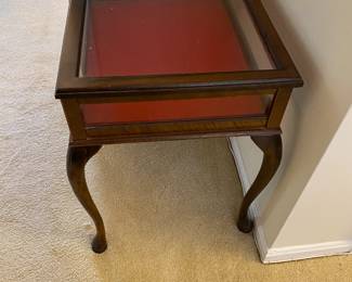 Curio side table.
