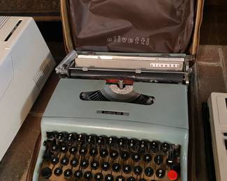 1950s vintage Olivetti manual typewriter.
