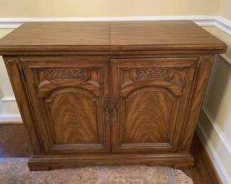 Buffet with fold-out top.