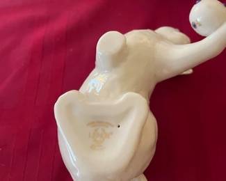 Vintage Lenox China Jewels Collection Cat Kitten Figurine Ca.1991.