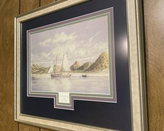 Vintage Naval prints.