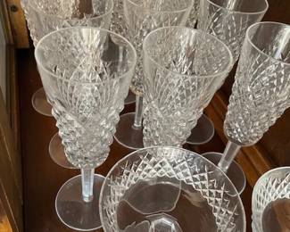 Waterford glasses - Alana pattern.