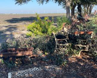 Old Wagon, Park Bench Parts