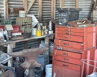Tools, Antique Anvil, Toolbox