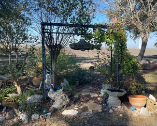 Awesome Carved Wooden Fish, Stepping Stones, Planters, Trellis