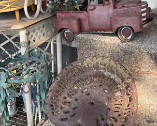 Metal Truck, Old Metal South Bend Tractor Seat