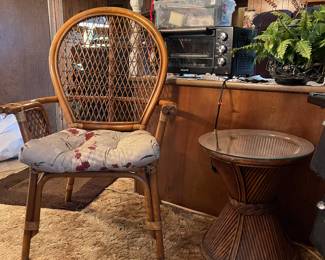 MCM Wicker Chair