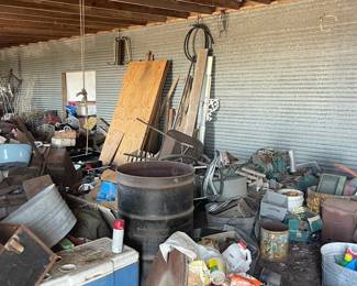 Pickers Paradise in the barn