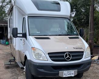 2013 Mercedes Navion iQ with 32,969 miles.  Runs great.  The park brake needs repairing for the slide out to operate.  