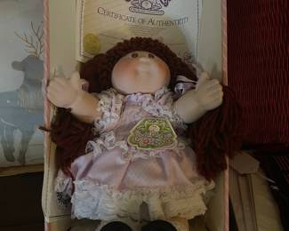 Porcelain Cabbage Patch doll