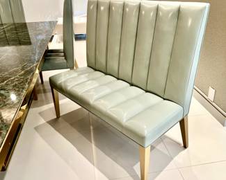 Tiffany colored benches