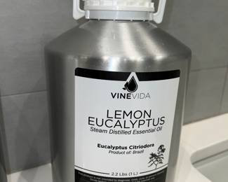 VineVida Lemon Eucalyptus Steam Distilled Essential Oil