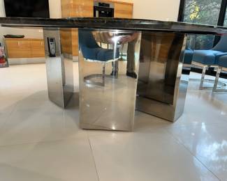 Base of the dining room table