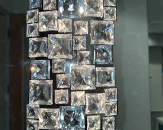 Crystal (?) Wall Sconces
