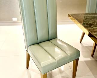Tiffany colored chairs