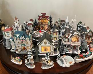Christmas Village pieces - various brands & all pieces are priced individually