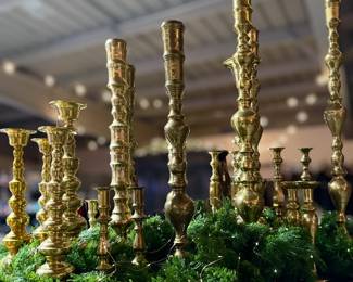 Brass Candlesticks Large Sizes
