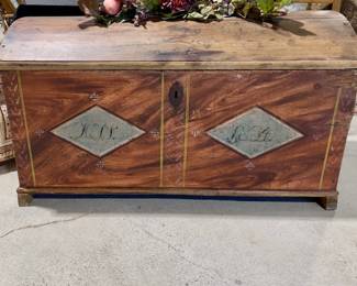 c1884 Swedish Trunk nice condition