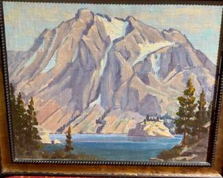 Many Western Paintings received 
Artist / Lloyd Reavis McGee California listed Artist c1897-1972