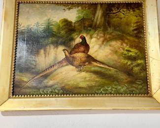 Pheasants Painting 