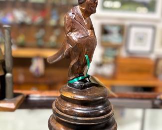 Vintage Nutcracker /Music Box carved