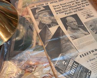 War time news papers 