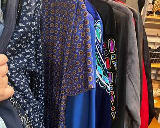 Large selection of vintage clothing 