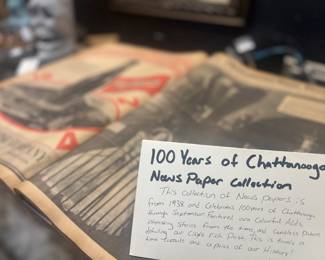 100 years of Chattanooga celebration news papers. 