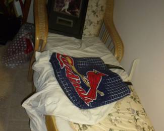 rattan lounge (needs new pad)