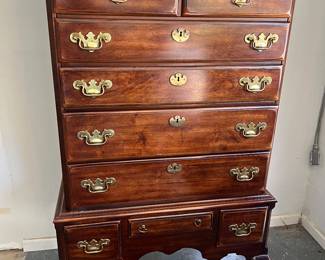 Mahogany highboy