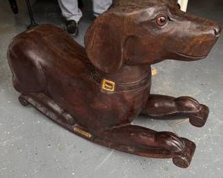 Rocking dog by Melissa Laurence