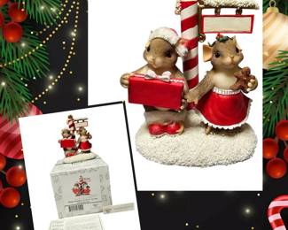 Fitz Floyd  Signed By Dean Griff  Retired Early Introduction  Happy Holidays From Us To You 